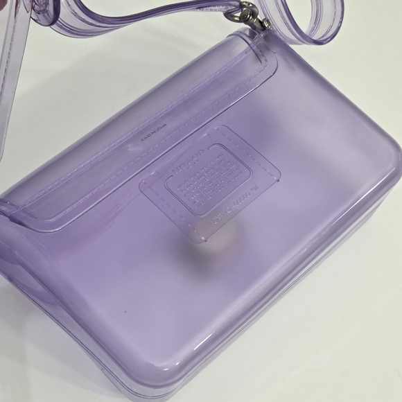 NEW COACH JELLY TABBY BAG - LIGHT VIOLET PURPLE - Picture 9 of 12